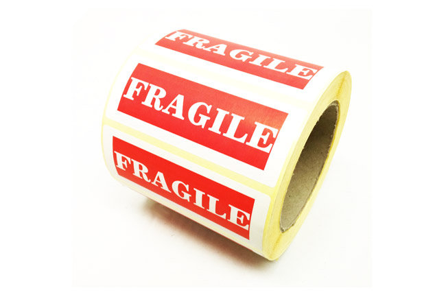 Etiquette Fragile - Autocollant pour colis - Adhésifs de France