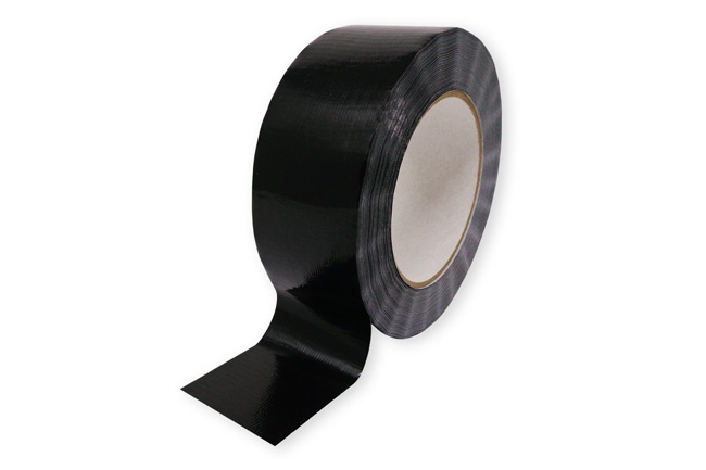 GTSE - Ruban adhésif toilé - Duct tape Gaffer Noir - 100 mm x 50 m