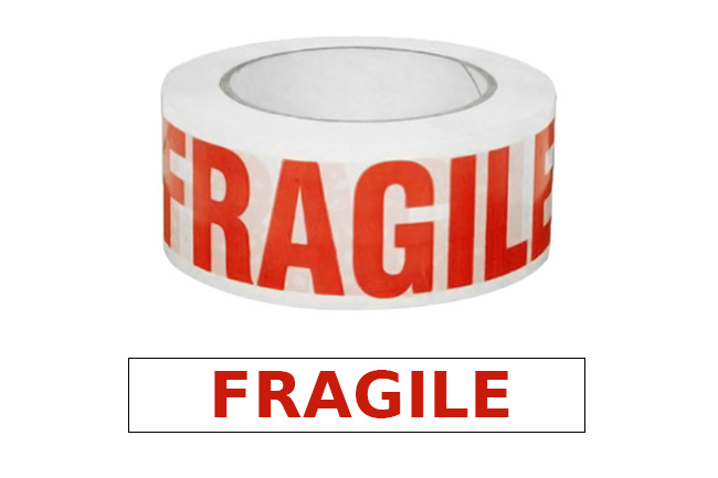 Adhésif papier kraft imprimé fragile / bande garantie - Toutembal