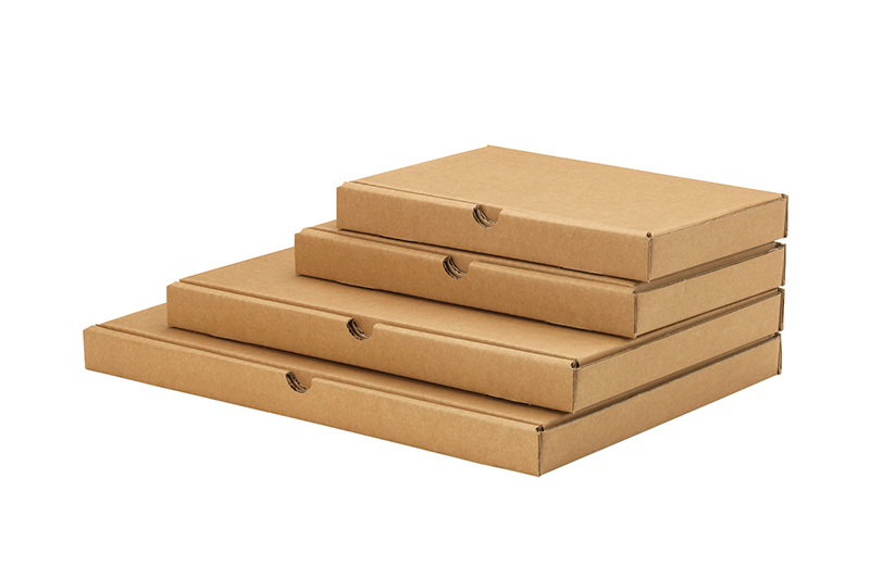 Boîte extra-plate en carton brun - 290x290x50 mm - Boite plate