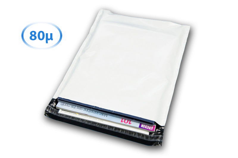 Enveloppe plastique inviolable en 80µ, 500x460 mm -Toutembal