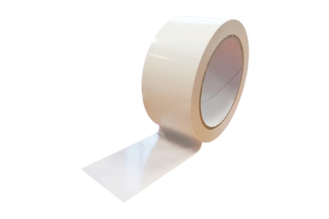 Ruban adhésif d'emballage Polypropylène blanc, imprimé Bande de garantie,  45 µ, 50 mm x 66 m sur